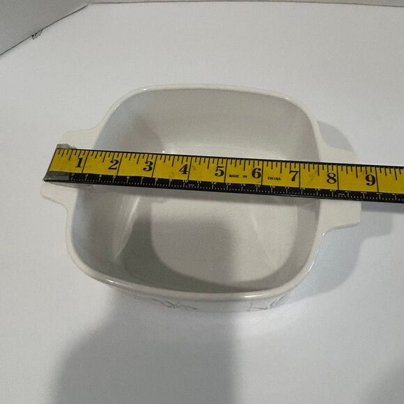 Vintage CorningWare A-1.5-B Casserole Dish with Lid Shadow Iris Pattern USA - Picture 9 of 12